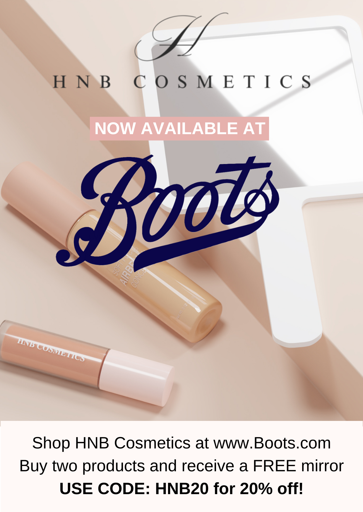 SHOP NOW AT AND GET 20 OFF! 😁 🔥 HNB Cosmetics