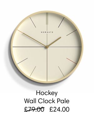   Newgate Hockey wall clock in pale plywood